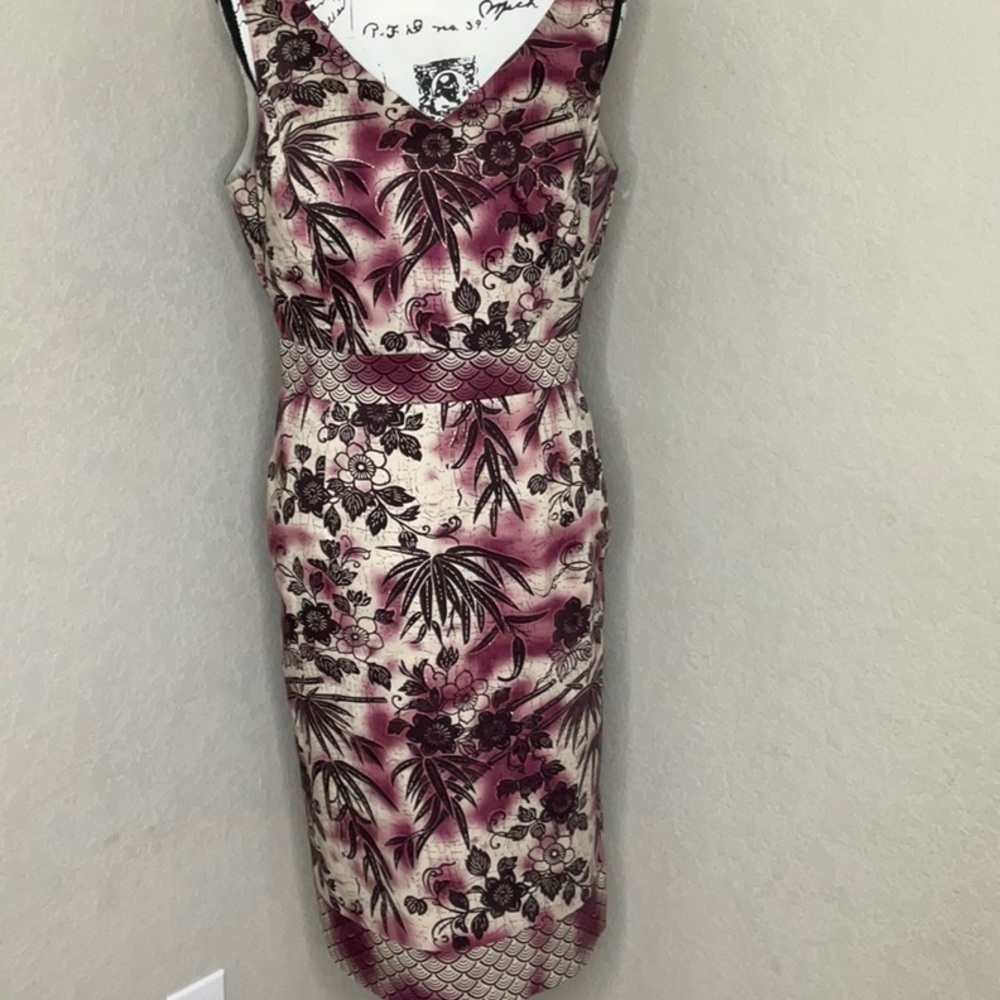 760 - Peck & Peck NWOT multicolored midi sheath dress, Size 10